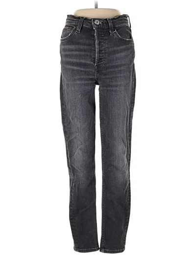 Pre-owned Re/done Jeans In Gray