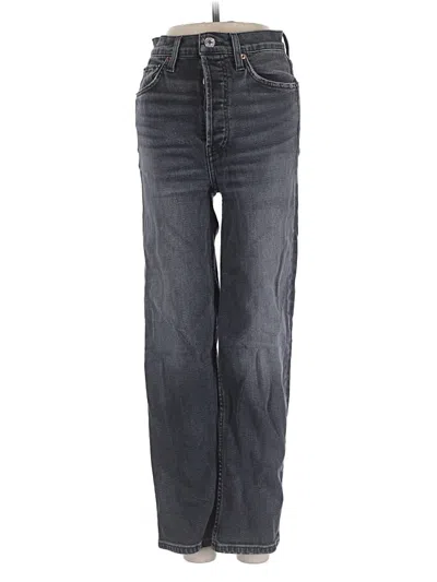 Pre-owned Re/done Jeans In Gray