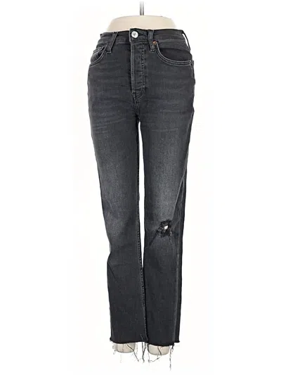 Pre-owned Re/done Jeans In Gray
