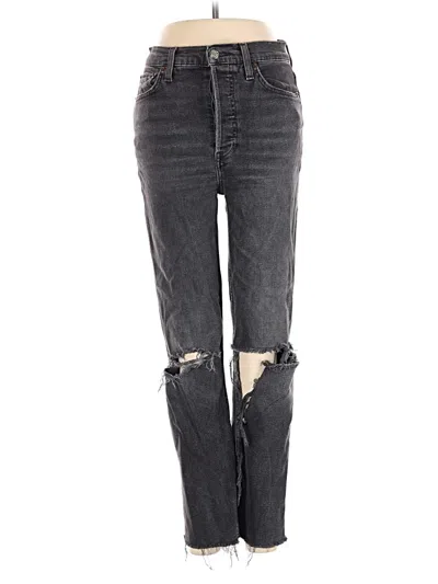 Pre-owned Re/done Jeans In Gray
