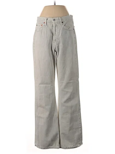 Pre-owned Re/done Jeans In Gray