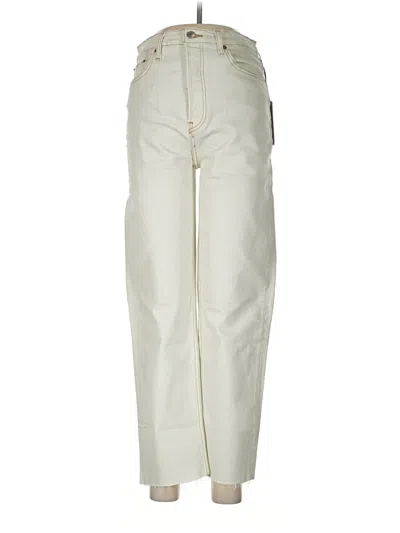Re/done Jeans In Ivory