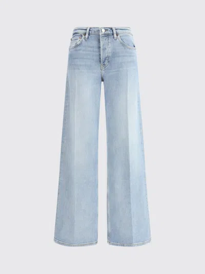 RE/DONE JEANS RE/DONE WOMAN COLOR DENIM,H39529028