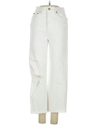 Pre-owned Re/done Jeans In White