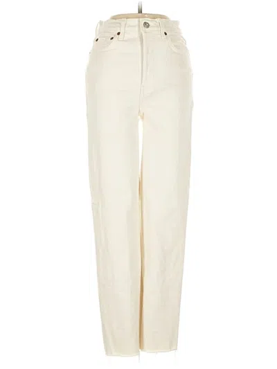 Pre-owned Re/done Jeans In White