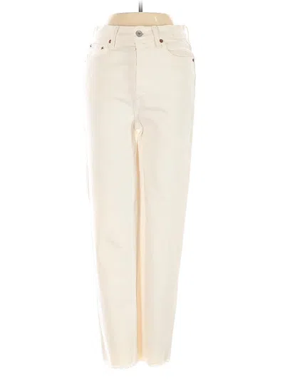 Pre-owned Re/done Jeans In White