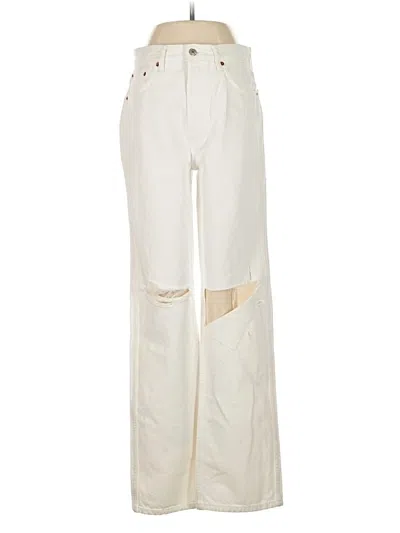 Pre-owned Re/done Jeans In White