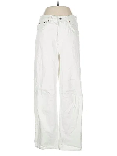 Pre-owned Re/done Jeans In White