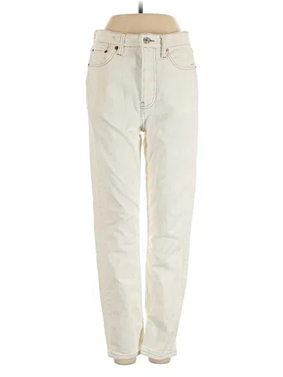 Pre-owned Re/done Jeans In White