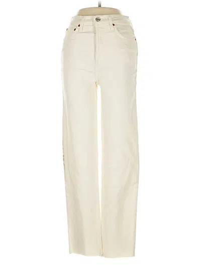 Pre-owned Re/done Jeans In White