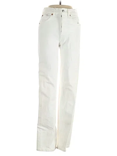 Pre-owned Re/done Jeans In White