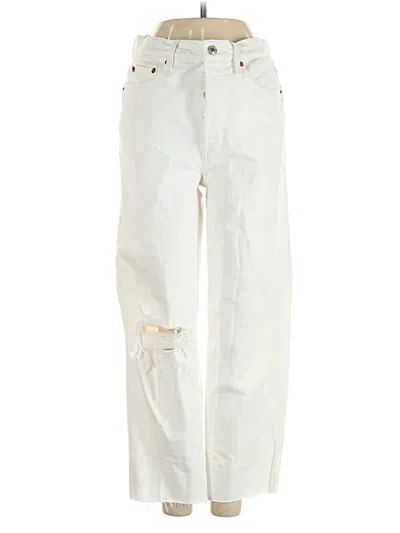 Pre-owned Re/done Jeans In White