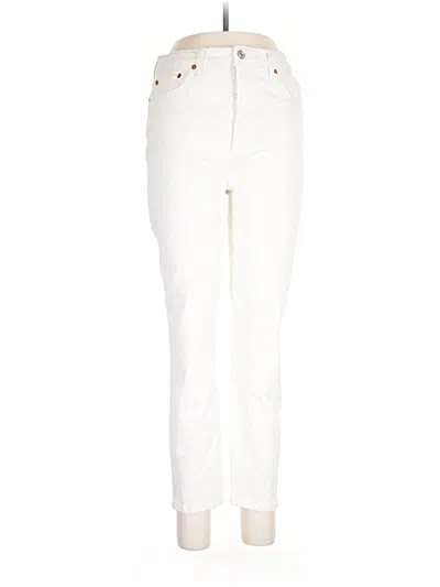 Pre-owned Re/done Jeans In White