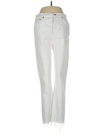 Pre-owned Re/done Jeans In White