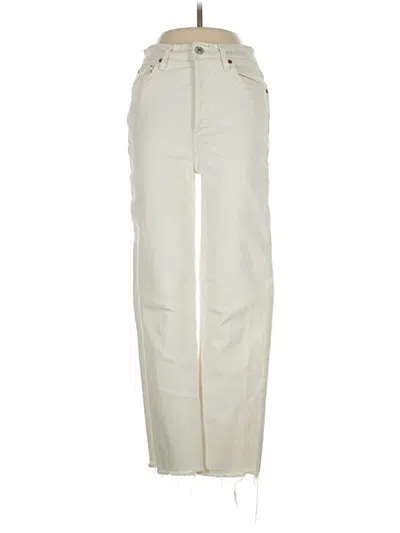 Pre-owned Re/done Jeans In White