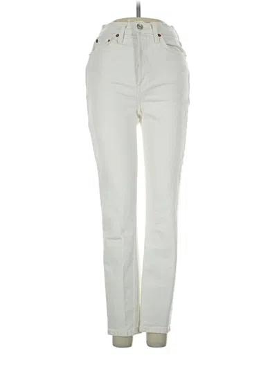 Pre-owned Re/done Jeans In White