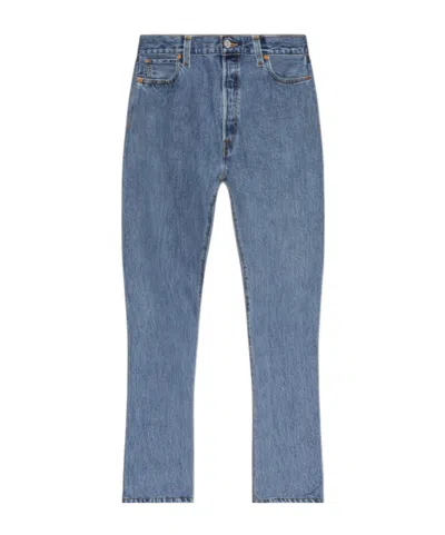 Re/done Jeans With Belt Loops In Blue