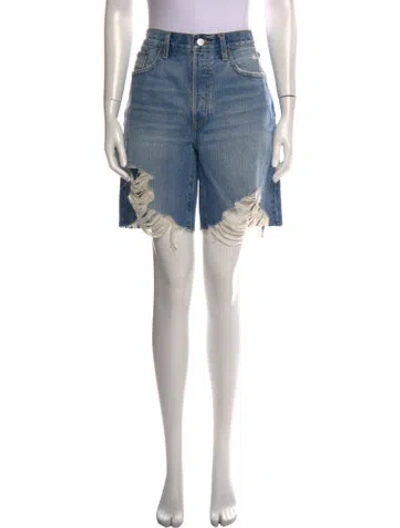 Pre-owned Re/done Knee-length Shorts W/ Tags In Blue