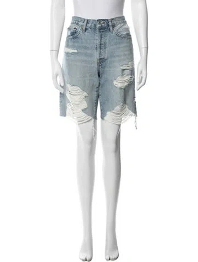 Pre-owned Re/done Knee-length Shorts W/ Tags In Blue