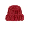 Re/done Knit Watch Cap In Red In Red