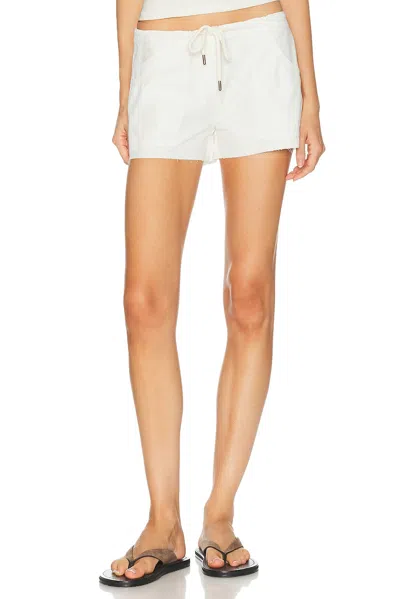 Re/done Laguna Shorts In White