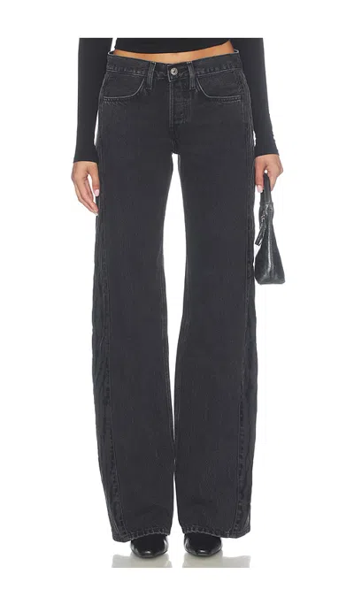 Re/done Laurel Zebra Barrel Jeans In Blue