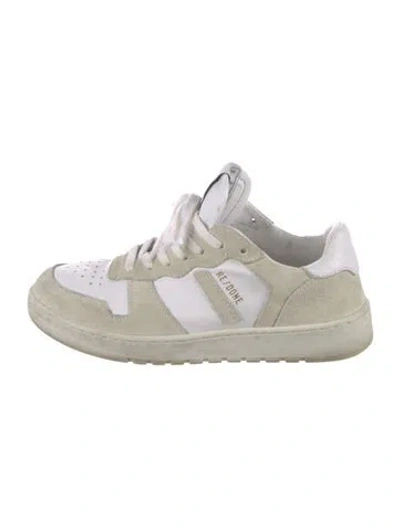 Pre-owned Re/done Leather Sneakers In White