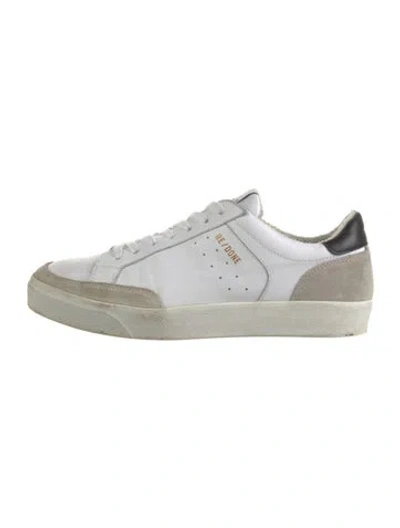 Pre-owned Re/done Leather Sneakers In White