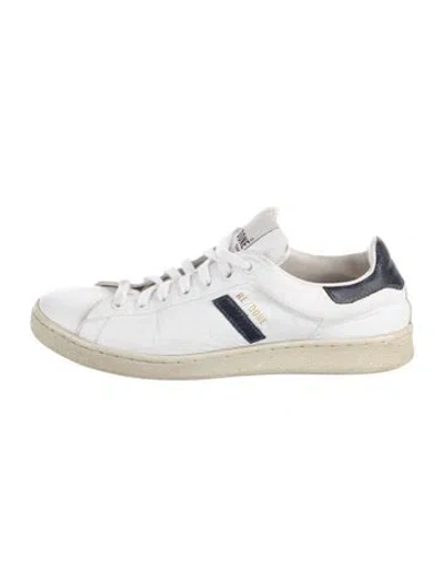 Pre-owned Re/done Leather Sneakers In White