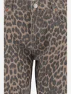 Re/done Leopard-print Cotton Jeans