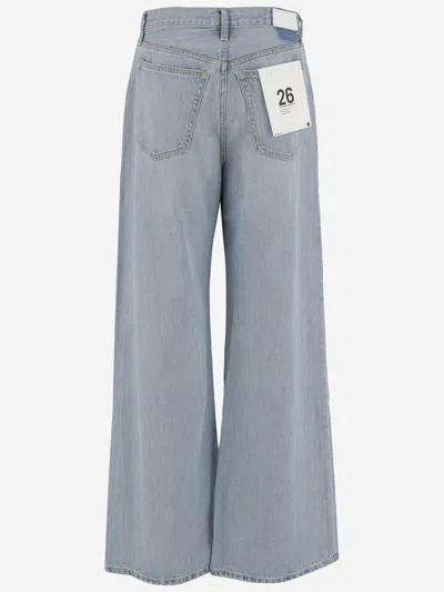 Re/done Light Denim Jeans In Blue