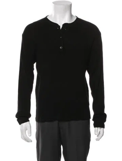 Pre-owned Re/done Long Sleeve Shirt In Black