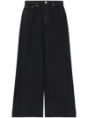 Re/done Low Rider Loose Jeans In Black