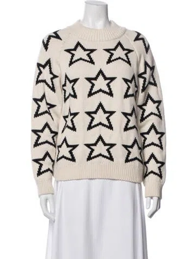Pre-owned Re/done Merino Wool Graphic Print Sweater In Multi