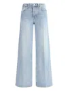 Re/done Mid-rise Wide-leg Jeans In Blue