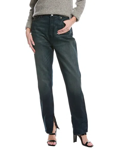 Re/done Midnight Super High Drainpipe Jean In Blue