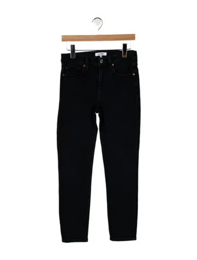 Pre-owned Re/done Mid-rise Skinny Leg Jeans In Blue