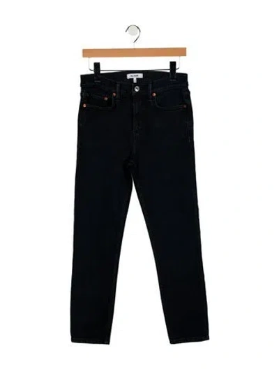 Pre-owned Re/done Mid-rise Skinny Leg Jeans In Blue