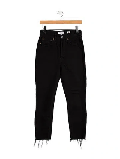 Pre-owned Re/done Mid-rise Skinny Leg Jeans In Blue