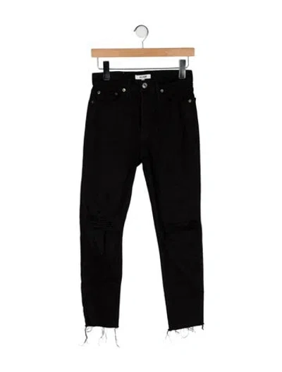 Pre-owned Re/done Mid-rise Skinny Leg Jeans In Blue