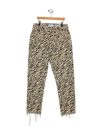 Pre-owned Re/done Mid-rise Skinny Leg Jeans In Neutral