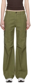 Re/done Military Trousers In Green