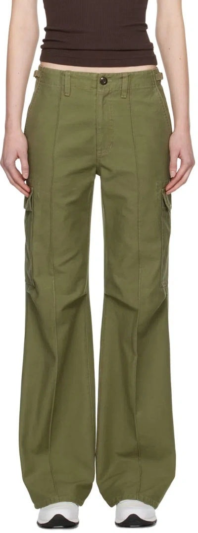 Re/done Military Trousers In Green