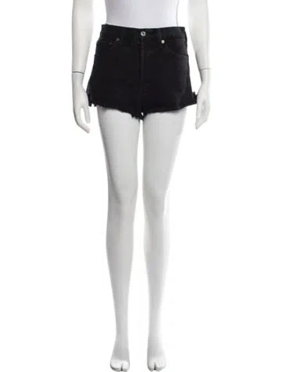 Pre-owned Re/done Mini Shorts In Black