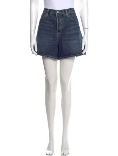 Pre-owned Re/done Mini Shorts In Blue