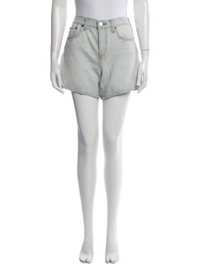 Pre-owned Re/done Mini Shorts In Blue