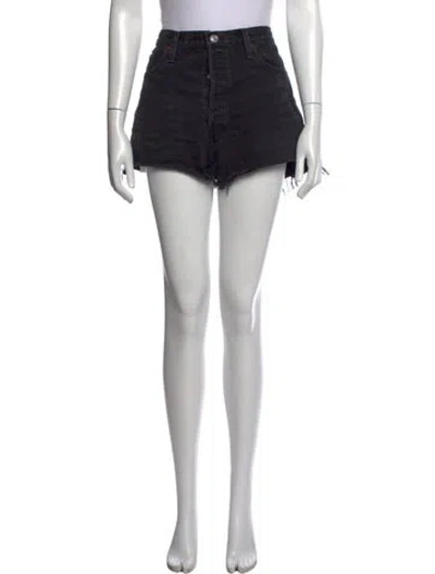 Pre-owned Re/done Mini Shorts In Blue