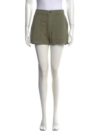 Pre-owned Re/done Mini Shorts In Green