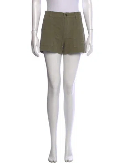 Pre-owned Re/done Mini Shorts In Green