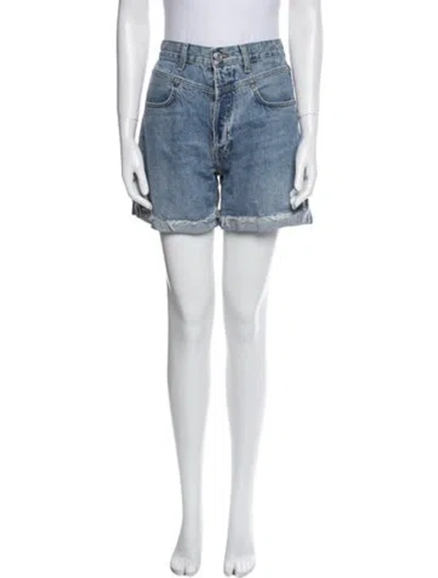 Pre-owned Re/done Mini Shorts In Multi